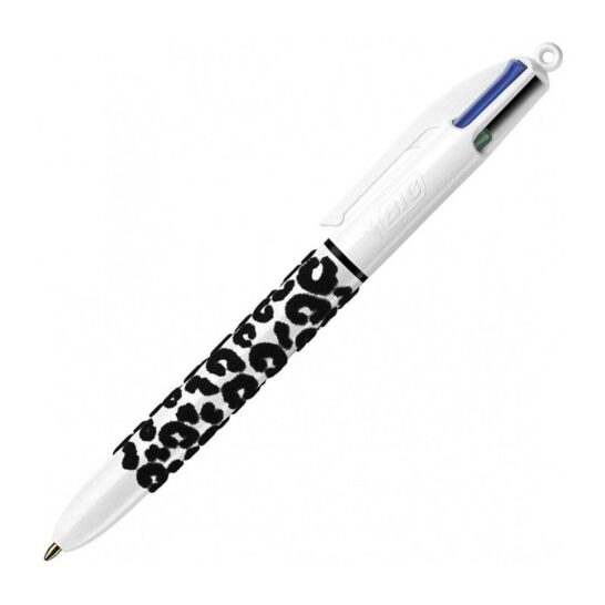 penna bic 4 colori velours fusto nero